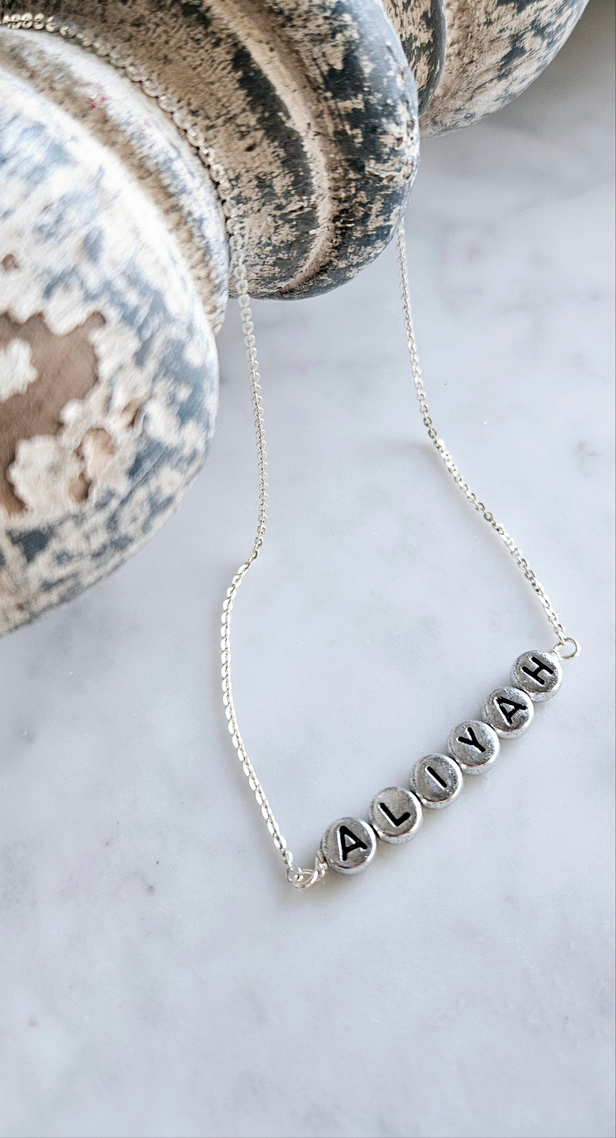 Silver "Name Bar" Necklace