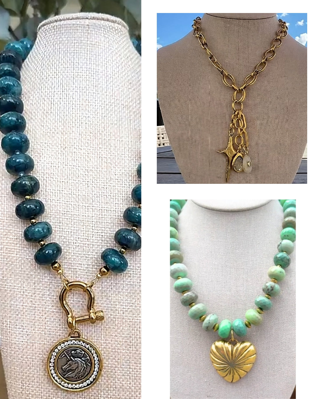 Gemstone Charm Bar