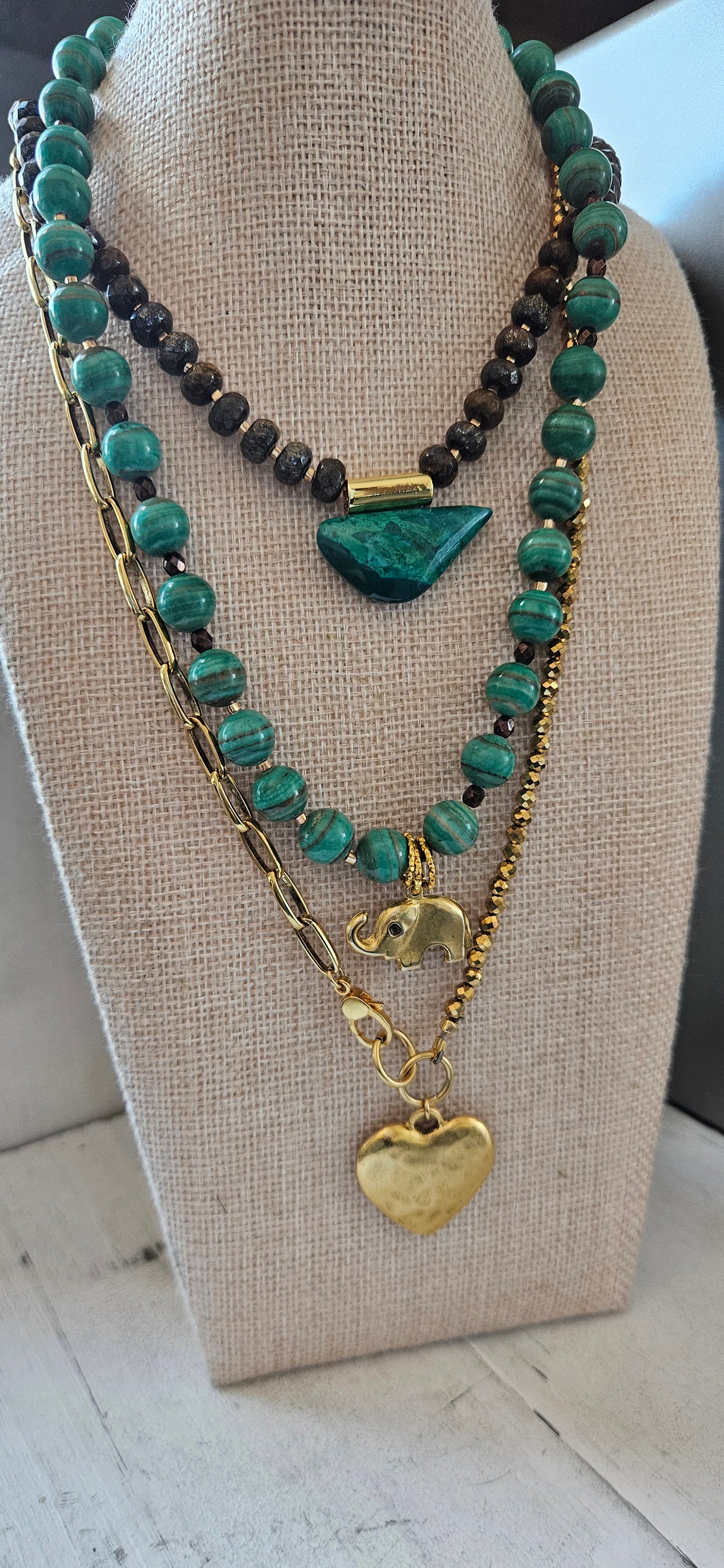 Gemstone Charm Bar