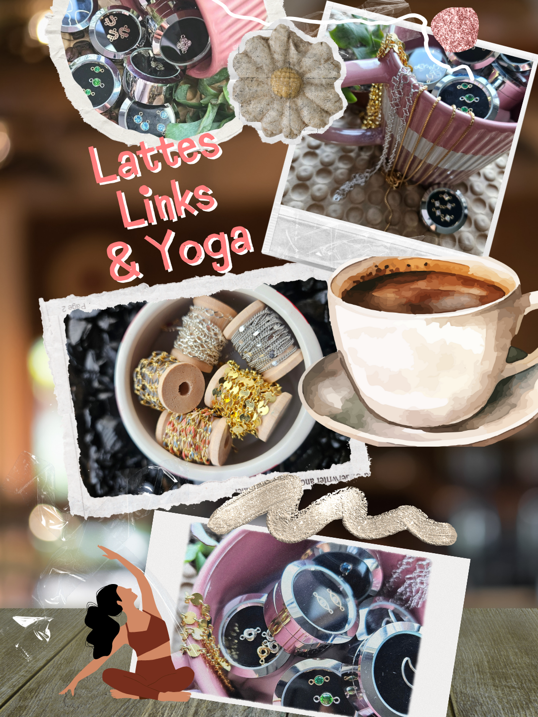 Thursday January 8th at Riverside Bohemian Coffee - Permanent Jewelry Pop-Up and Yoga