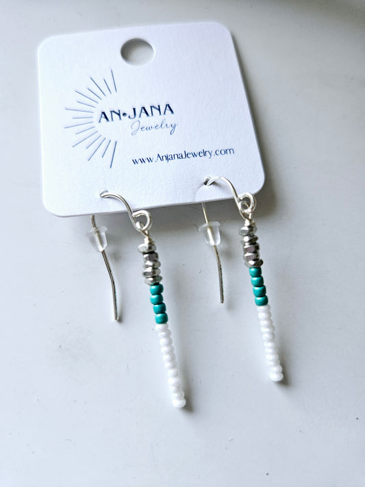 Silver Trio Earrings