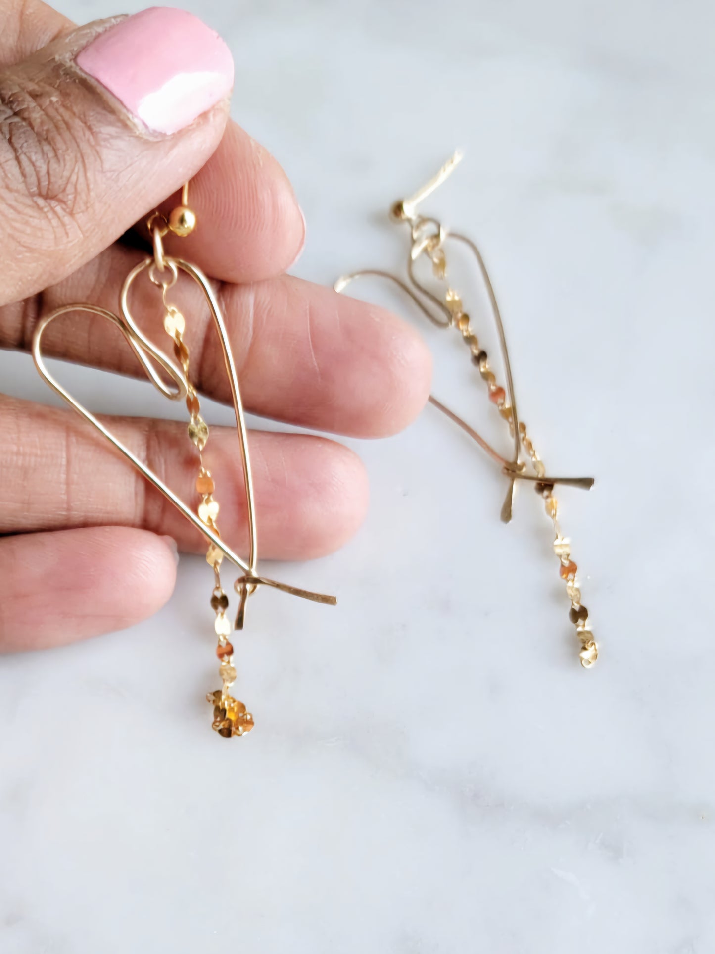 Dancing 14k gold-filled Earrings