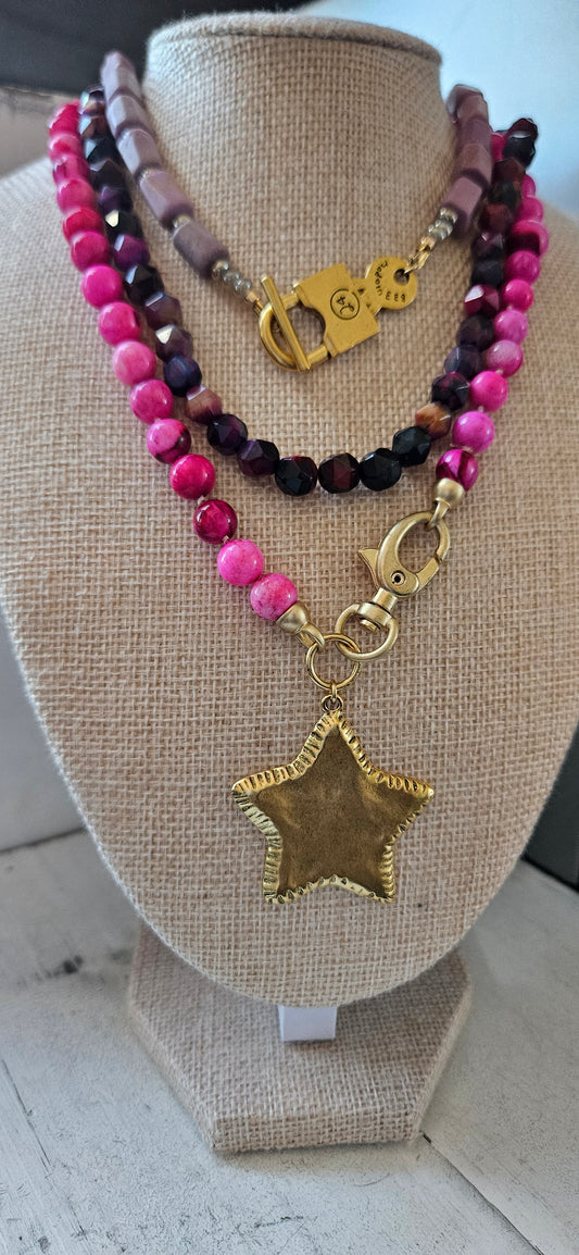 Gemstone Charm Bar