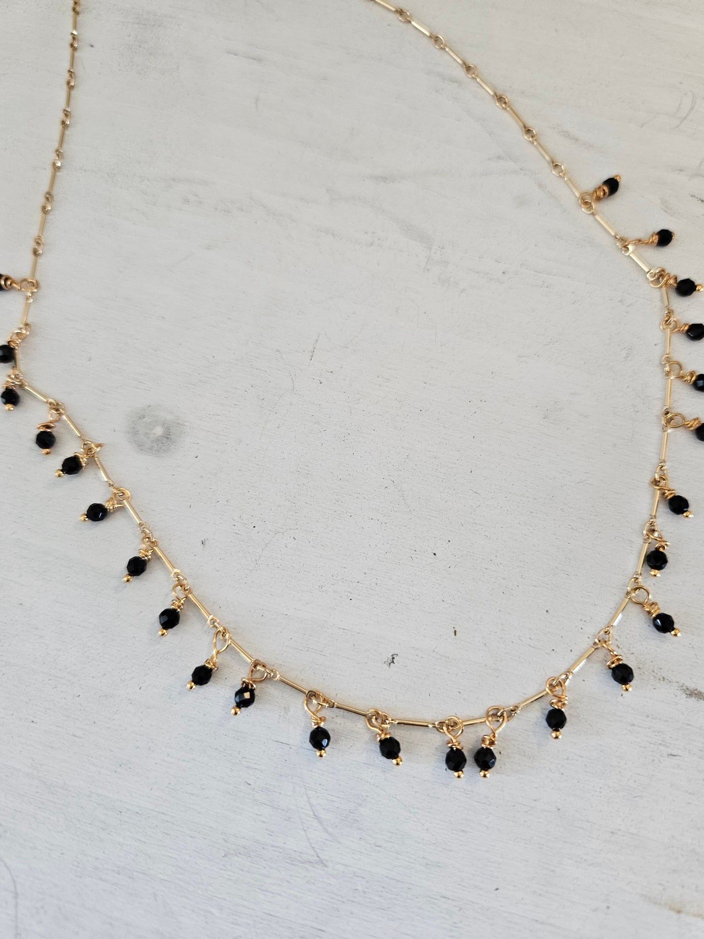 Black Spinal Necklace