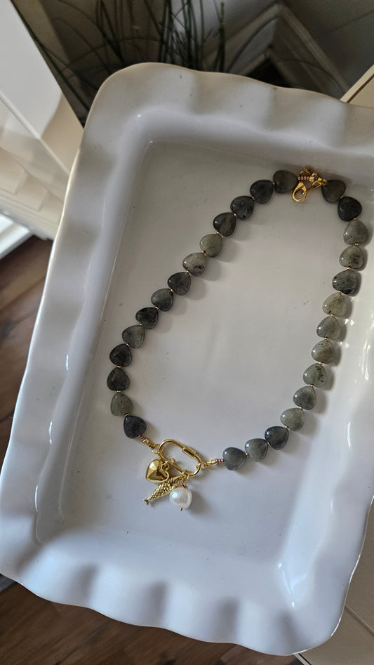 Frost grey Necklace