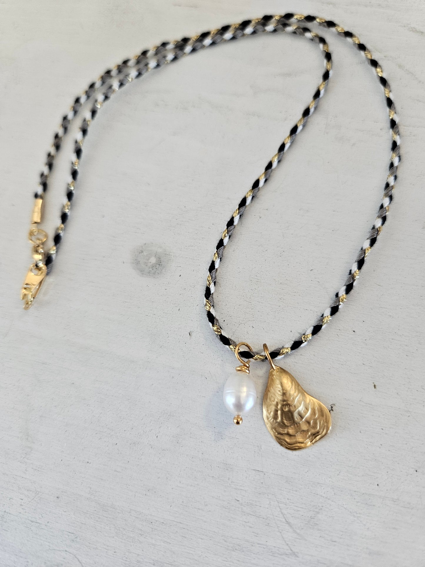 Gold Seashell Necklace