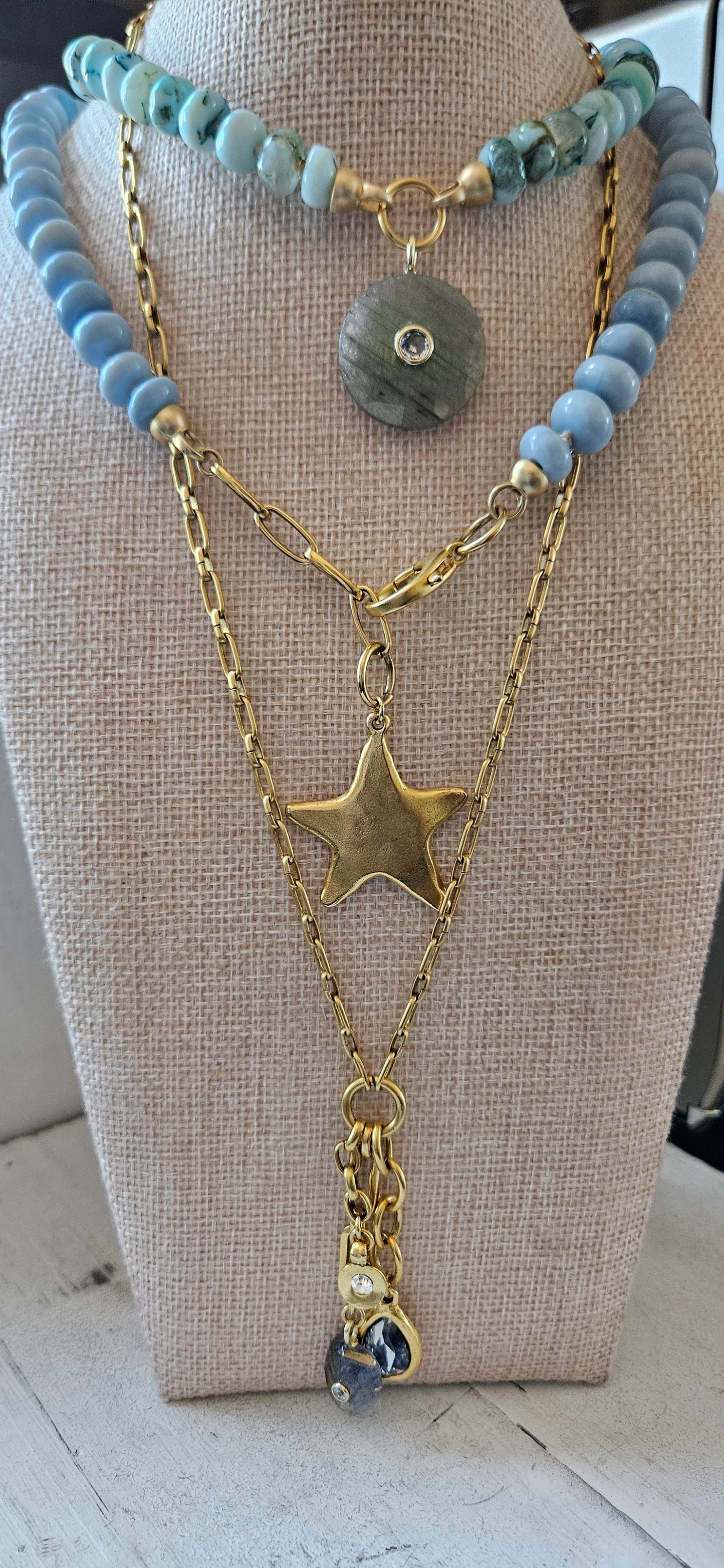 Gemstone Charm Bar