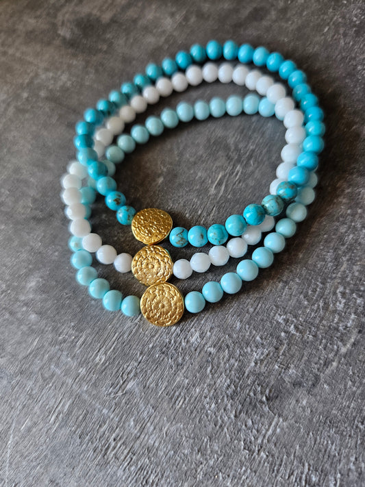 Bora Bora Stretchy Bracelet Stack