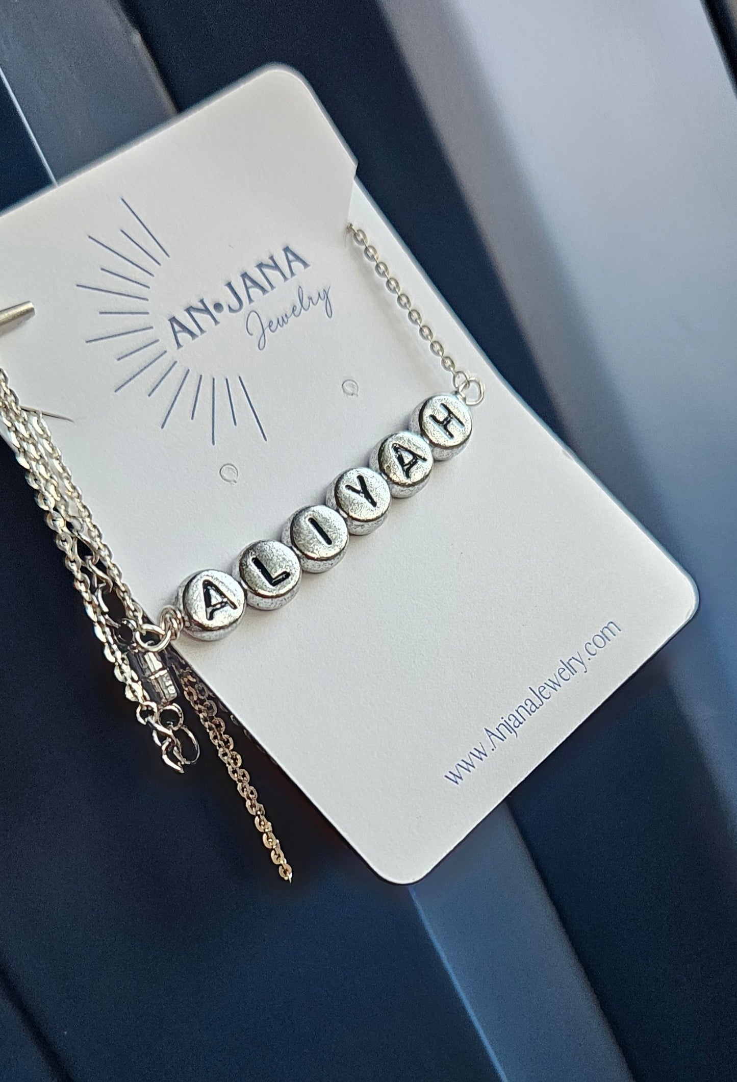 Silver "Name Bar" Necklace