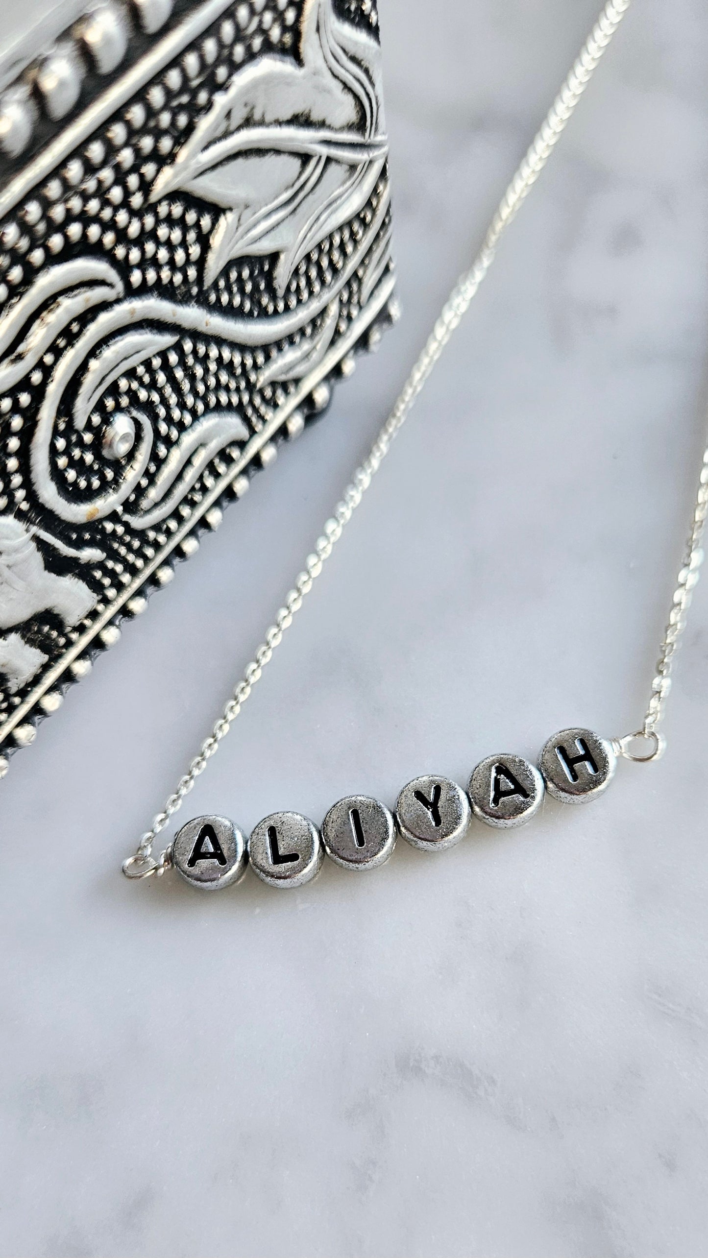 Silver "Name Bar" Necklace